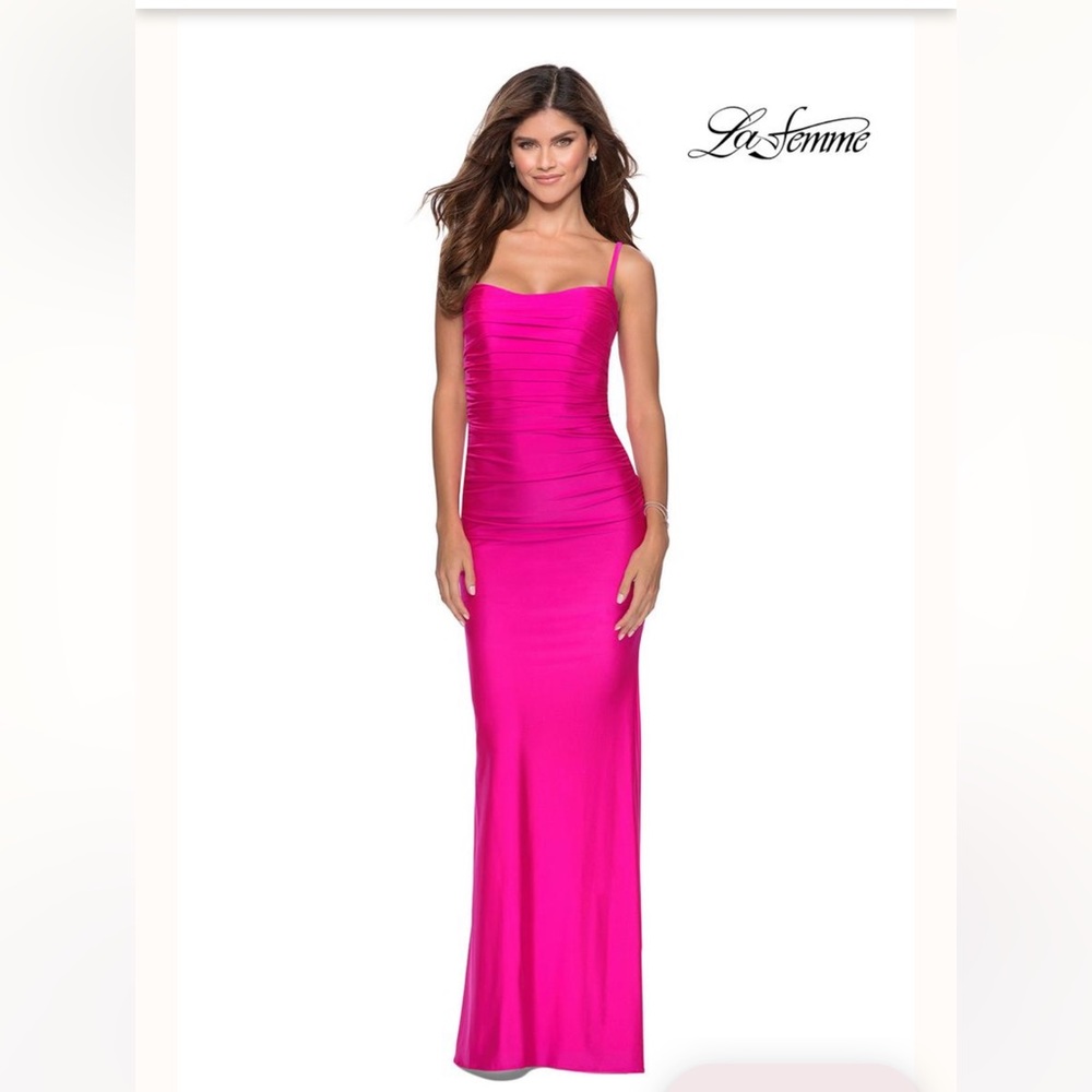 La Femme Pink prom dress!